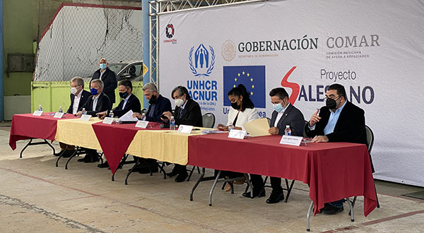 Apertura de oficinas de la COMAR en el Proyecto Salesiano Tijuana.