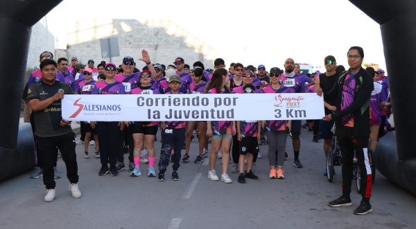 Se realiza la carrera salesiana “Corriendo por la juventud”  