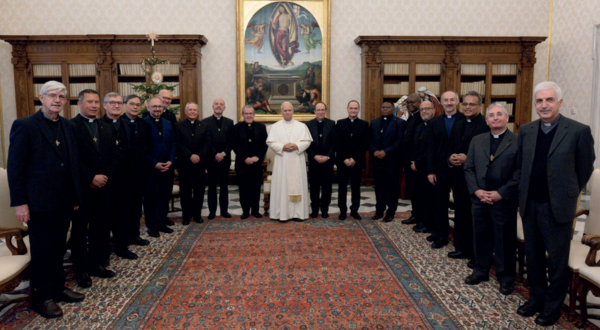 Papa León XIV se reúne con el Consejo General de la Congregación 